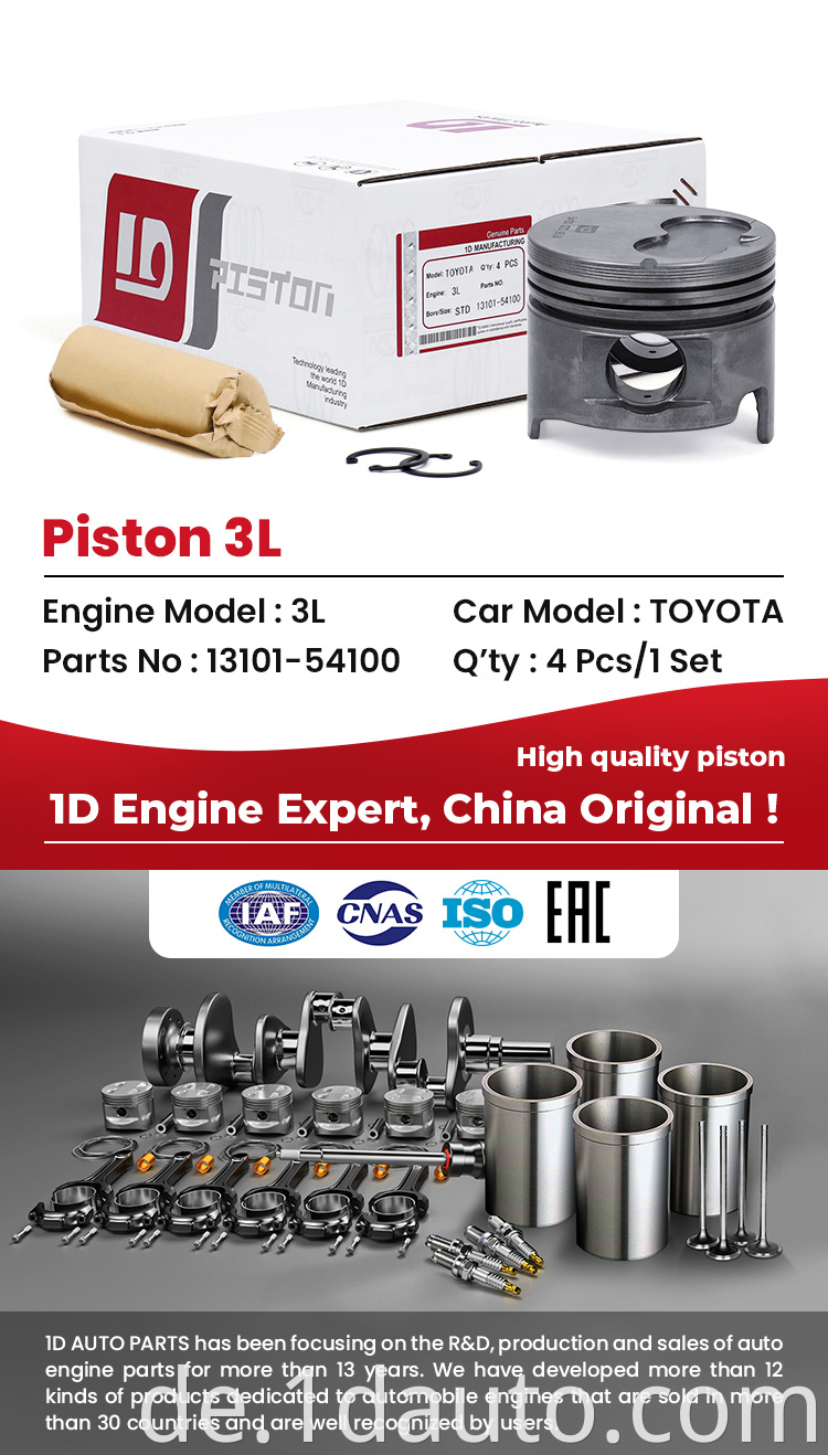 Engine Piston for Toyota 3L 